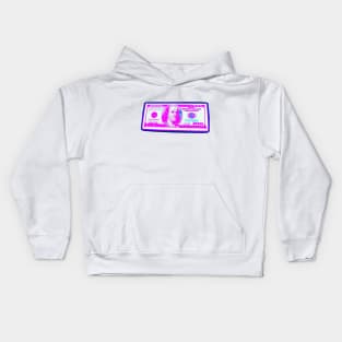 Cash Money Pink Hundred Dollar Bill Kids Hoodie